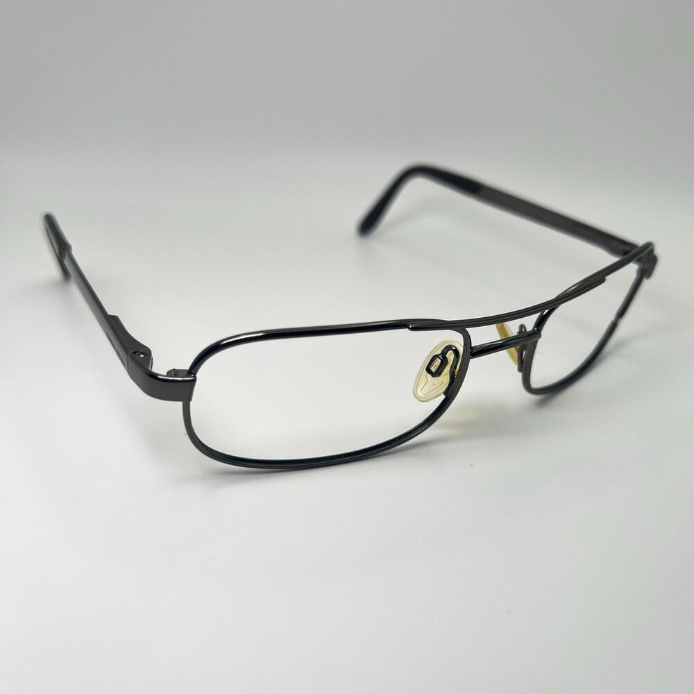 Giorgio Armani 678 1144 Large Sunglasses Gunmetal Frames Only Italy 55-19-130